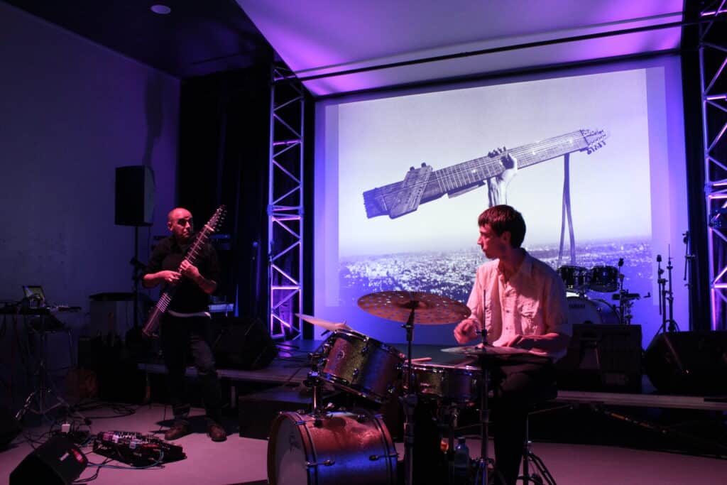 Concert avec musiciens et projection